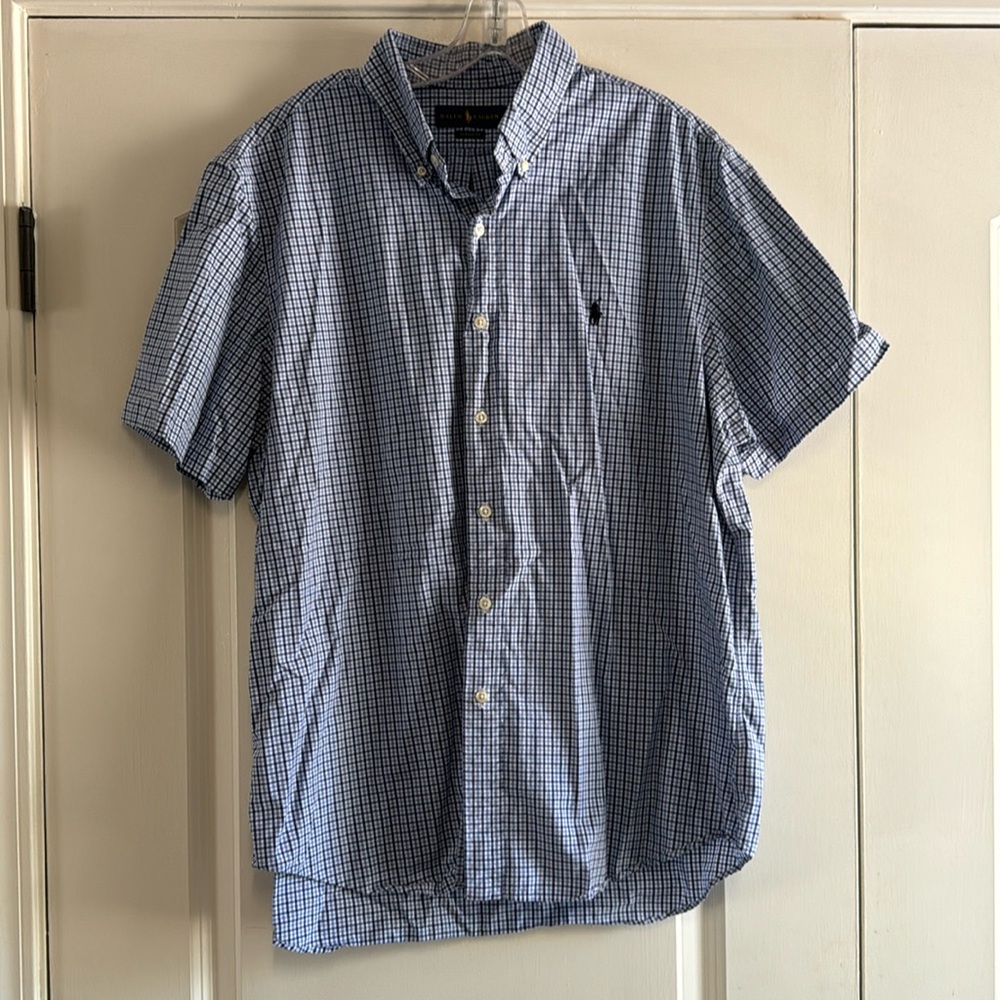 Ralph Lauren Short-Sleeve Button Down Classic Fit